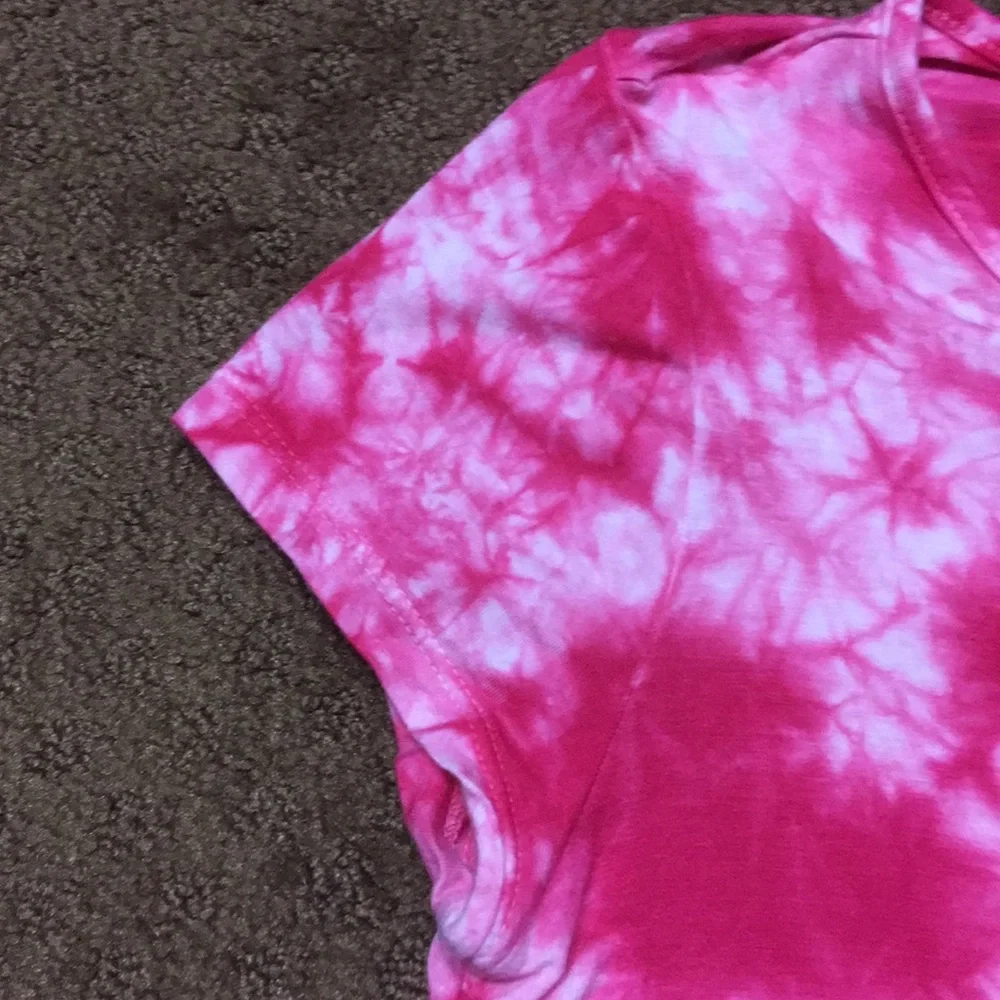 Justice short sleeve tie dye style size 12 Girls EUC